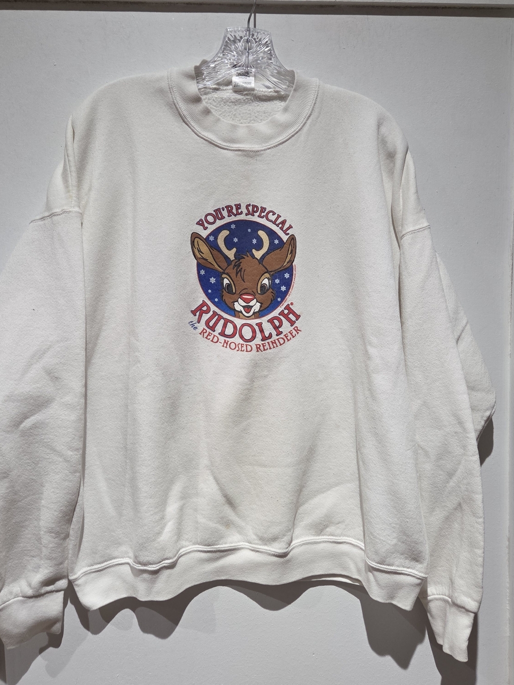 Vtg Rudolph Graphic Crewneck Sweatshirt